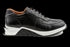 Zapatillas de vestir de cuero de grano superior con diseño híbrido y corte urbano para hombre